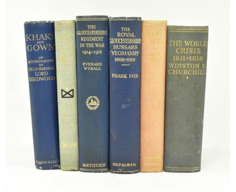 First World War military interest. A collection of six works on the Great War, comprising 1941 Khaki and Gown, an Autobiograp