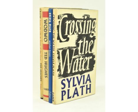 Plath, Sylvia &amp; Hughes, Ted. A collection of four modern poetry collections &amp; novels published by Faber &amp; Faber a