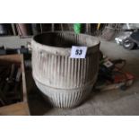 Galvanised wash tub. NO VAT
