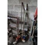 Large quantity of brooms and brushes. NO VAT