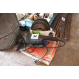 Makita 9in grinder with quantity of discs. SUBJECT TO VAT