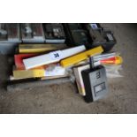 Quantity of brazing rods and a welding mask. SUBJECT TO VAT