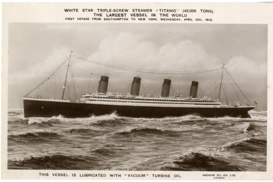 R M S Titanic Extremely Rare Pre Sinking Book Postcard Of