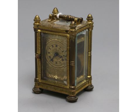 A miniature carriage clock