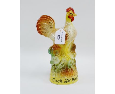'Cock O' th North' cockerel figure, 24cm high