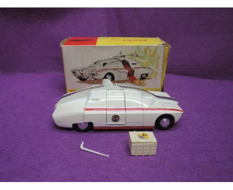 A Dinky die-cast, Maximum Security Vehicle having opening hatches, drop down ramps, crate containing radio and aerial, in ori