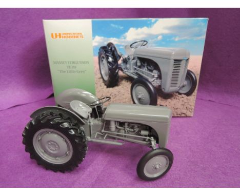 A Universal Hobbies 1:16 scale diecast, Massey Fergusson TE20, boxed