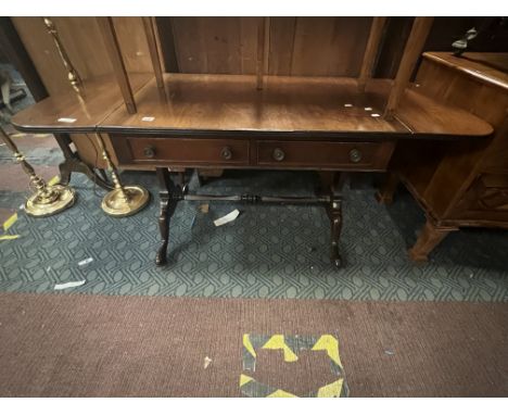 MAHOGANY SOFA TABLE