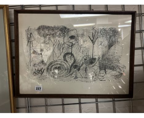 ABSTRACT FRAMED SIGNED LTD EDITION PRINT