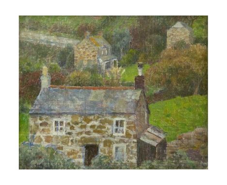 Dod PROCTER (1891-1972) Penberth Valley  Oil on board, signed and inscribed to verso, 25 x 30.5cm, framed 47 x 51cmSold at So