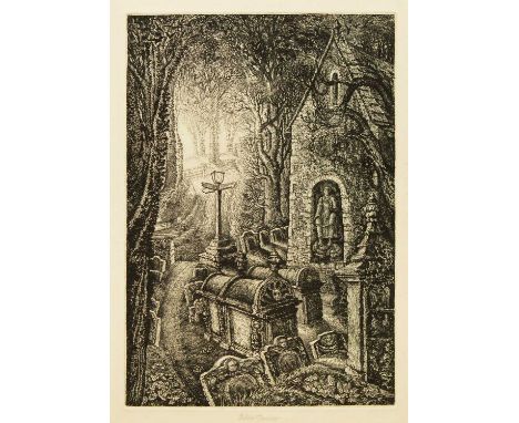 Robin TANNER (1904-1988) Easter, 1970  Etching, signed and numbered 44/50, plate 39 x 26.5cm, sheet 51 x 44cm, mounted   THE 