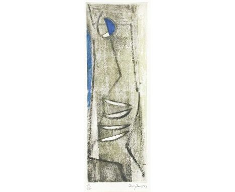 Terry FROST (1915-2003) The Quay, St Ives (2003) Etching, signed and dated '03, numbered 37/200, plate size 42 x 14cm, 62 x 3
