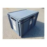 5 x Standard MoD Stackable Storage Boxes c/w Lids