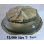 ** Unissued Brand New ** Butyl 12,000 Litre Flexible Bladder Tank