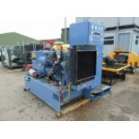 Auto Diesel 85 KVA 68 Kw 3 Phase 415/240V Standby Automatic Mains Faliure Generator ONLY 807 HOURS!