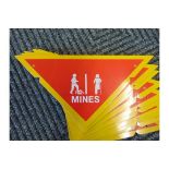 10 x Battlefield Mine Warning Signs
