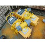 2 x Mennekes 110V Distribution Units