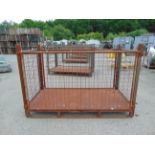 Heavy Duty Metal Stackable Stillage / Post Pallet