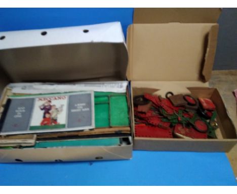 A BOX OF VINTAGE MECCANO (2951B)