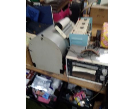 A ELECTRONIC POLY RECORDER, 2 CHART RECORDERS ETC