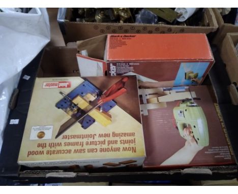 A BLACK &amp; DECKER JIGSAW, POWER SANDER ETC