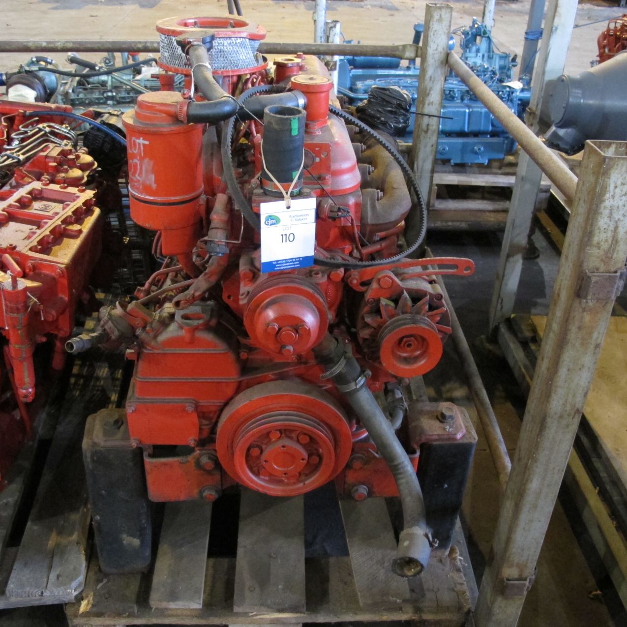 * Diesel Engine Iveco 8065 6 cylinder turbo, industrial spec', used, Ex ...