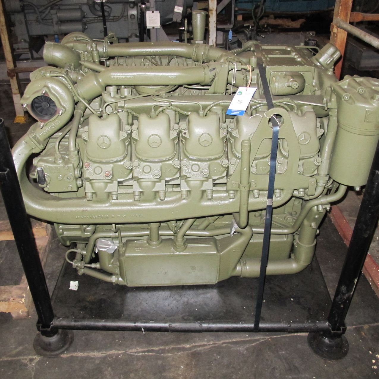 * Diesel Engine Mercedes OM403VA V10 10 cylinder twin turbo, stated to
