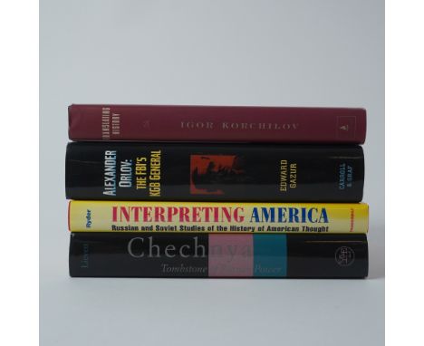This collection of four hardcover books delves into Russian history, espionage, and geopolitical conflicts. Alexander Orlov: 