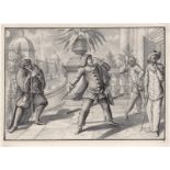 Schübler, Johann Jakob: Drei Szenen aus der Commedia dell'Arte