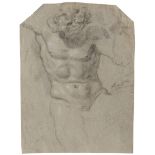 Carracci, Annibale: Studienblatt mit dem Atlas Farnese