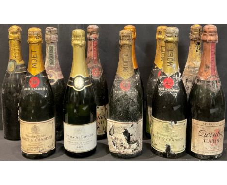 Champagne and Sparkling Wine - four various bottles of vintage Moët &amp; Chandon, [n.d.], 750ml, labels in various condition