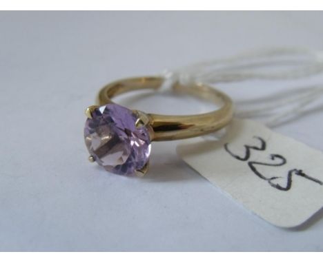 9ct amethyst ring approx size approx size  N    