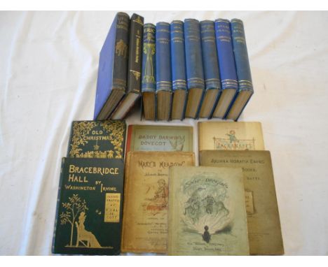 CHILDRENS & ILLUSTRATED BOOKS   16 titles,  incl. 5 J.H. Ewing & 2 W. Irving with ills. by R.   Caldecott        