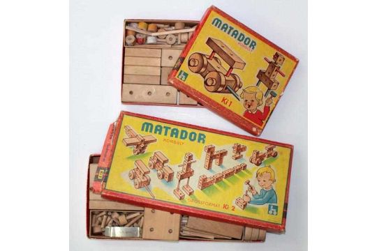 Matador Holzbaukasten Wien Um 1960 Mehrere Kasten Des Matador Korbuly Holzspielzeug Tlws Kaste lot tissimo