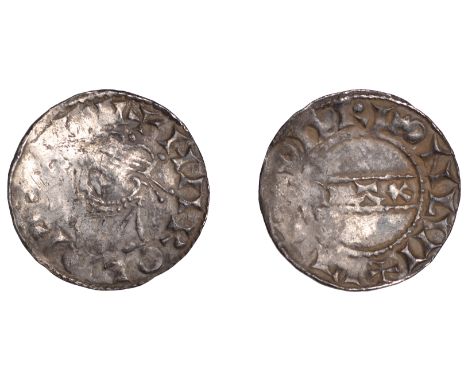 Harold II (1066), PAX type with Sceptre, Penny, London, Wulfweard, Gp B, +harold r[––]n, rev. +pvlfpard on lvi, 1.26g/6h (Bt 