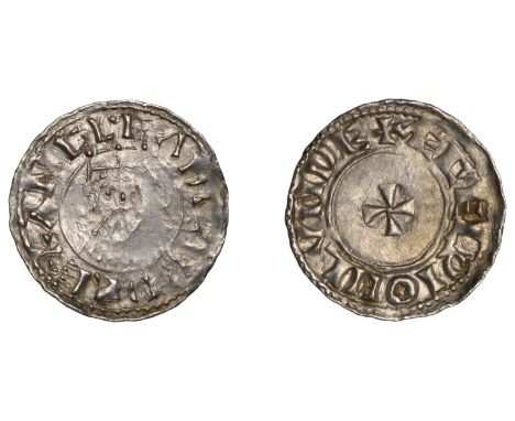 Edward the Confessor (1042-1066), Facing Bust type [BMC XIII; BEH Ac; N 830; S 1183], Penny, London, Æthelwig, eadpard rex an