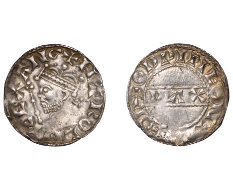 Harold II (1066), PAX type with Sceptre, Penny, Thetford, Godwine, Gp B, +harold rex ang, rev. +odpine on ð[–]for, 1.30g/11h 