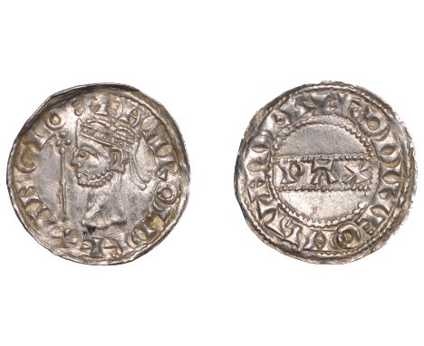 Harold II (1066), PAX type with Sceptre [BMC I; N 836; S 1186], Penny, London, Eadwine, Gp A, +harold rex anglo:, rev. +edpin