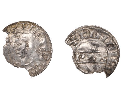 Harold II (1066), PAX type with Sceptre [BMC I; N 836; S 1186], Penny, Norwich, Cenric, Gp A var., +harold [––]lo, rev. cinri