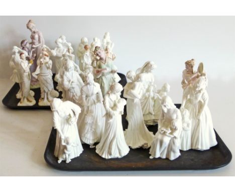 A collection of Woodhouse and Wedgewood ceramic figures and ornaments to include the following:3 x Wedgewood figures: - Harmo