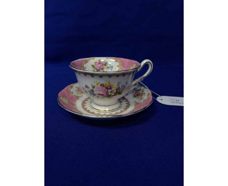 ROYAL ALBERT 'LADY CARLYLE' TWELVE PLACE SETTING TEA SERVICE