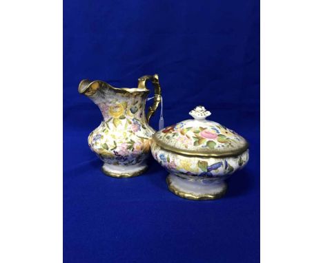 SPODE 'GOLDEN ETERNITY' HALF TEA SERVICEwith five items of Hammersley ceramics