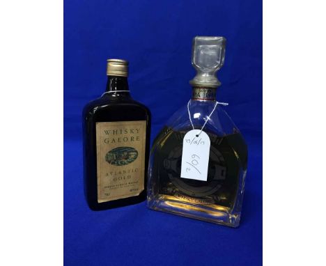 WHISKY GALORE ATLANTIC GOLD AND S.S. POLITICIANTwo bottles of Blended Scotch Whisky, which both contain whisky raised from th
