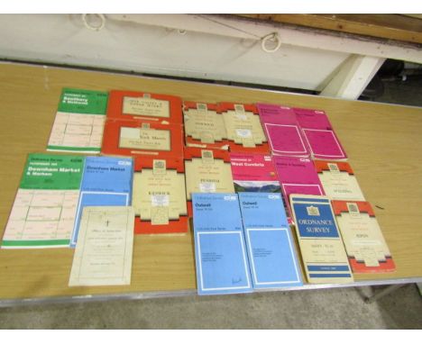 Collection of vintage Ordnance Survey maps including Downham Market and surrounding towns and villages&nbsp;