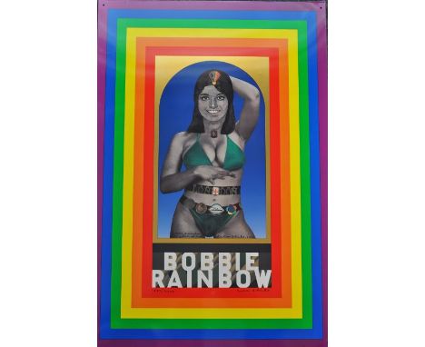 Peter Blake (British b.1932), 'Bobbie Rainbow', 2001, lithograph in colours on tin, signed and numbered 1887 from an&nbsp; ed