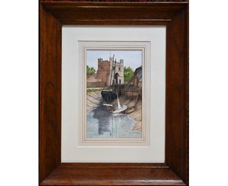 G W Wilkinson, Kings Lynn watercolour&nbsp;&nbsp;