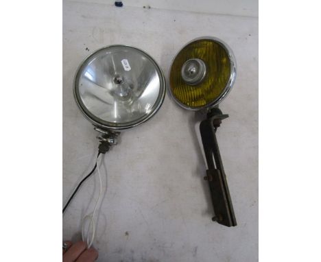 Classic car spot light and fog light