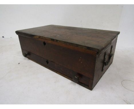 A vintage gentleman's tool chest, no key and drawer is locked