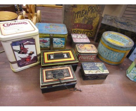Collection of vintage tins