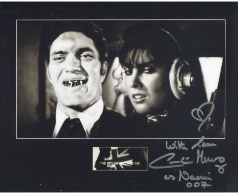 007 James Bond movie The Spy Who Loved Me 8x10 photo signed by actress Caroline Munro. Good condition. All autographs come wi